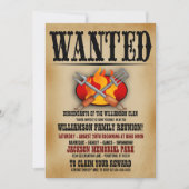 Gewollt Poster Family Wiedersehen Barbeque Einladu Einladung (Vorderseite)