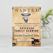 Gewollt Poster Family Wiedersehen Barbeque Einladung (Stehend Vorderseite)