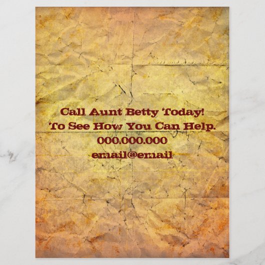 Gewollt Poster Flyer (Hinten)