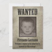 GEWOLLT Poster Funny Birthday Einladung (Vorderseite)