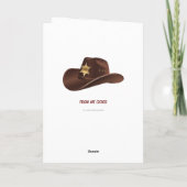 Gewollt Poster Funny Old West Card Karte (Rückseite)