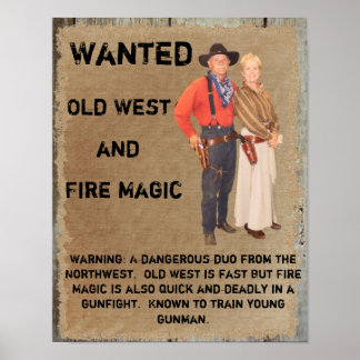 Gewollt Poster Gunslinger von West