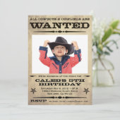 Gewollt Poster-Kinder-Party Einladung (Stehend Vorderseite)