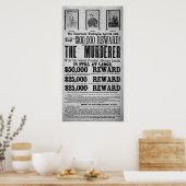 Gewollt Poster Lincoln Ermordung Verschwörer (Küche)