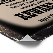 GEWOLLT POSTER - Machen Sie sich Ihre eigenen, maß (Ecke)