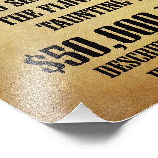 Gewollt Poster mit Eichhörnchen (Ecke)