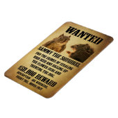 Gewollt Poster mit Eichhörnchen Magnet (Linke Seite)