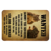 Gewollt Poster mit Eichhörnchen Magnet (Horizontal)