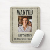 Gewollt Poster Mousepad - Passen Sie das an! (Mit Mouse)