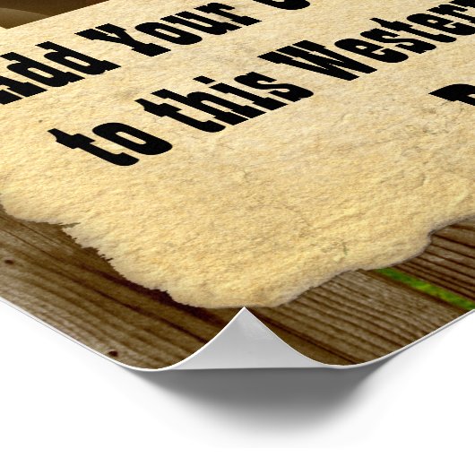 Gewollt Poster Old-Time-Foto-Poster (Ecke)