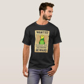 Gewollt Poster Parrot I Doppelgelber Kopf Amazon T-Shirt (Vorne ganz)