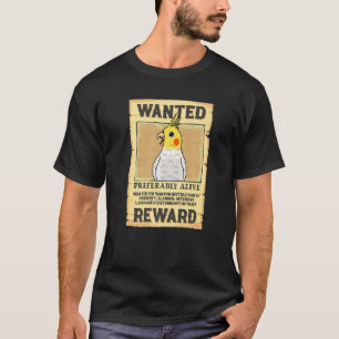 Gewollt Poster Parrot I Lutino Cockatiel T-Shirt