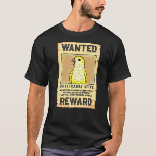 Gewollt Poster Parrot I Yellow Lutino Monk T-Shirt