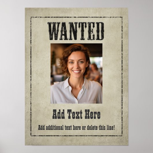 GEWOLLT POSTER: Passen Sie das an! Poster (Vorne)