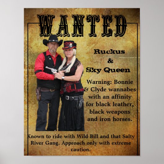 Gewollt Poster Ruckus & Sky Queen Wannabes (Vorne)