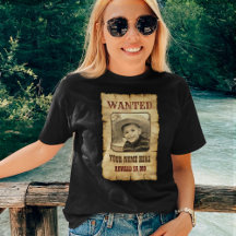 Gewollt Poster | Vintage Vorlage für Wild-West-Fot