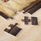 Gewollt Poster | Vintager Fotobogen Wild West J Puzzle (Seite)