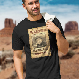 Gewollt Poster | Vintager Fotovorlage "Wild West" T-Shirt