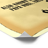 Gewollt Poster - Weihnachtsmann (Ecke)