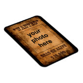 'Gewollt' Premium-Magnet Magnet (Rechte Seite)