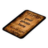 'Gewollt' Premium-Magnet Magnet (Linke Seite)