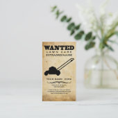 gewollt: Rasensorgfalt Visitenkarte (Stehend Vorderseite)