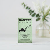 gewollt: Rasensorgfalt Visitenkarte (Stehend Vorderseite)