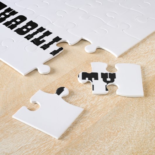 Gewollt Sauberkeit für Atmungsaktivität Respektier Puzzle (Seite)