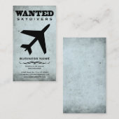 gewollt: Skydiver Visitenkarte (Vorne/Hinten)