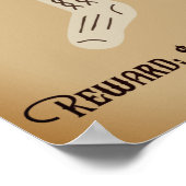 Gewollt Socke Poster (Ecke)