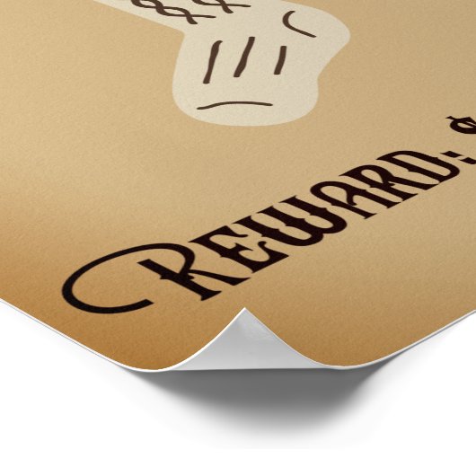 Gewollt Socke Poster (Ecke)