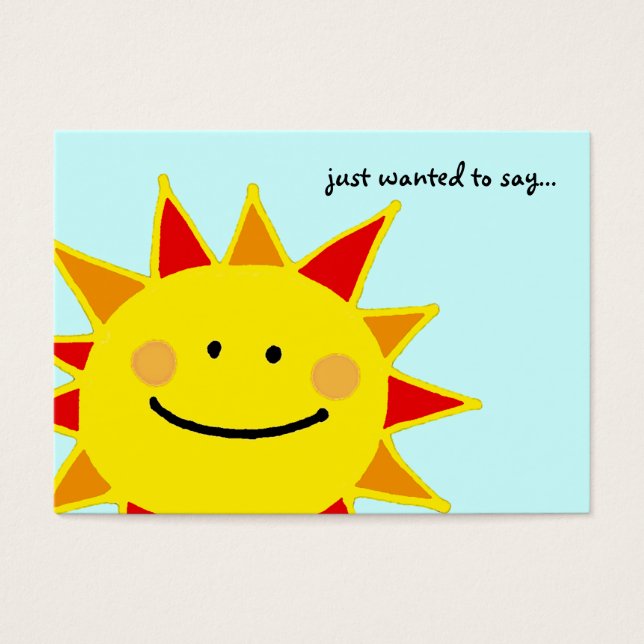 gewollt, Sonne zu sagen) (Vorderseite)