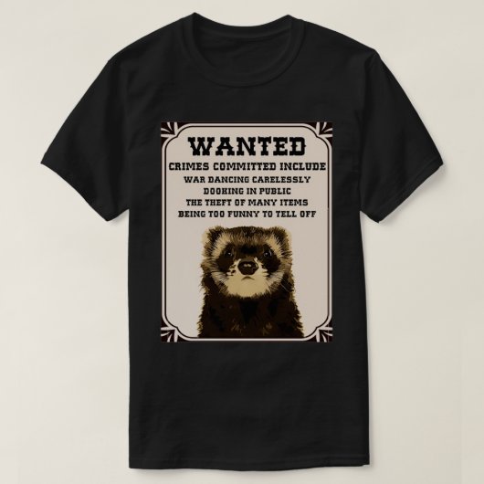 Gewollt Spenden von Ferret T-Shirt (Design vorne)