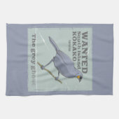 Gewollt Südinsel Kokako Geschirrtuch (Horizontal)