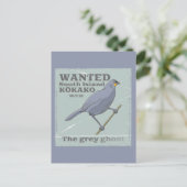 Gewollt Südinsel Kokako Postkarte (Stehend Vorderseite)