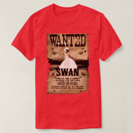 Gewollt Swan T-Shirt (Design vorne)