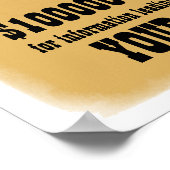 Gewollt, tot oder lebend poster (Ecke)