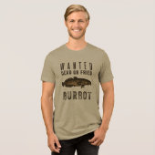 Gewollt: Tote oder Friesen — Funny Burbot Fishing  Tri-Blend Shirt (Vorderseite voll)