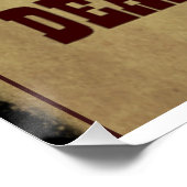 Gewollt Tote oder Lebende Poster (Ecke)