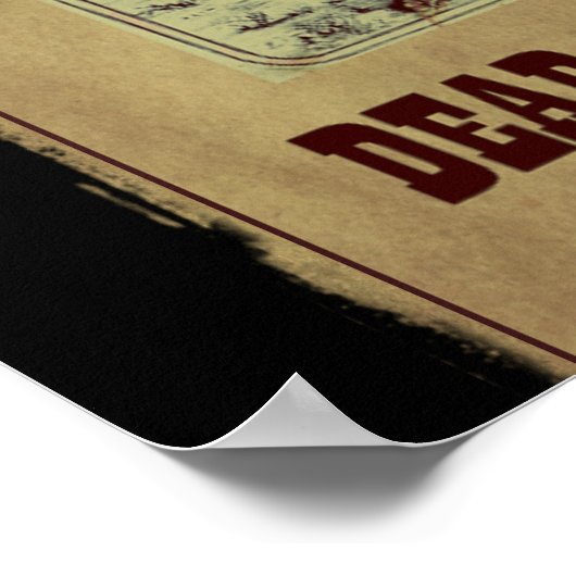 Gewollt Tote oder Lebende Poster (Ecke)