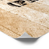 Gewollt Tote oder Lebende Poster (Ecke)