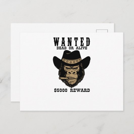 Gewollt Tote oder Lebende Postkarte (Vorne/Hinten)