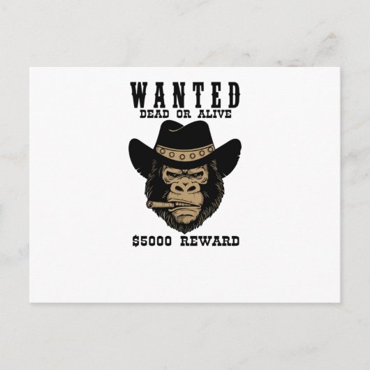 Gewollt Tote oder Lebende Postkarte (Vorderseite)