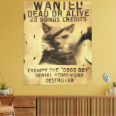 Gewollt Tote oder Live 20 Bonus Credits Leinwanddruck (Insitu (Wohnzimmer))
