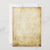 Gewollt Tote oder Live-Halloween-Öllöwe Einladung (Rückseite)