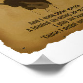 Gewollt Totes oder lebendes klassisches Poster (Ecke)