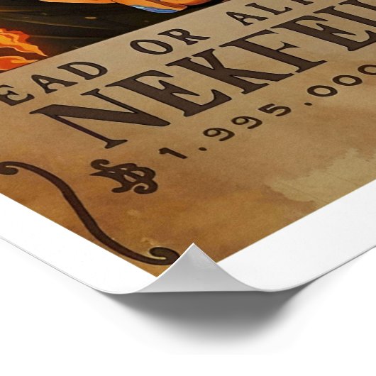 Gewollt Totes oder Lebendes Nekfeu-Poster Poster (Ecke)