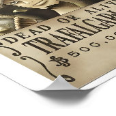 Gewollt totes oder lebendes Trafalgar-Gesetz Poste Poster (Ecke)