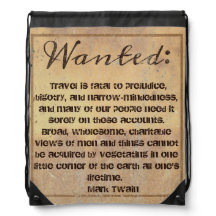 Gewollt: Travel, ein altes Zitat Drawstring Bag