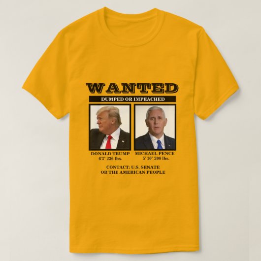 Gewollt: Trump Pence T-Shirt (Design vorne)